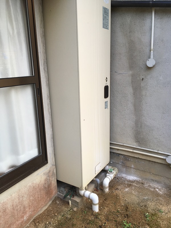 宮崎県宮崎市・H様　電気温水器からエコキュートにお取り替え (2)