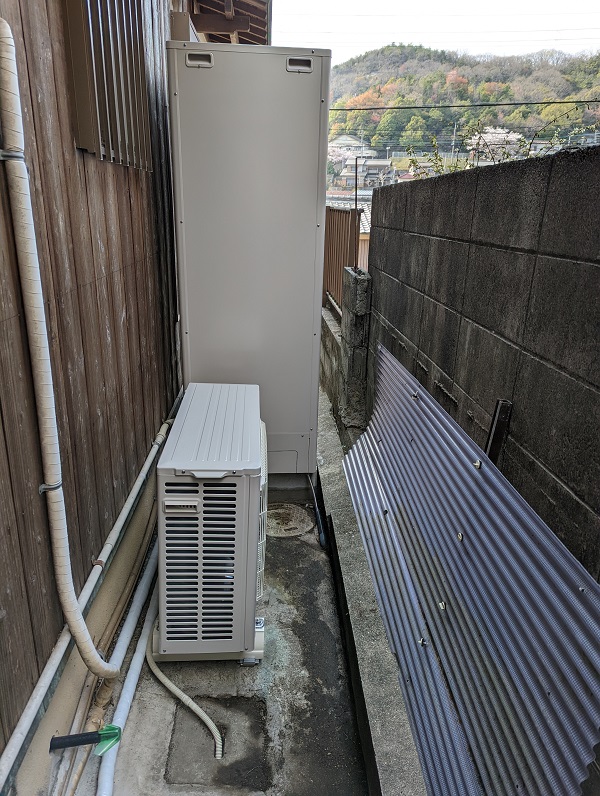 兵庫県姫路市・S様　電気温水器からエコキュートへお取り替え (4)