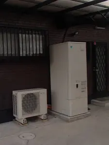 岡山県笠岡市・K様 灯油ボイラーからエコキュートへ交換 (1)