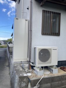 栃木県さくら市・Y様　水漏れしたエコキュートのお買い換え