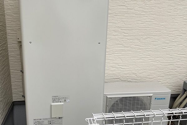 神奈川県秦野市・K様　古くなったエコキュートを使い慣れている同じメーカーのエコキュートへ交換 (2)