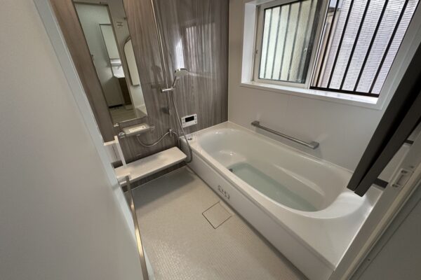 広島県福山市・O様｜タイル張りのお風呂からユニットバスへ！浴室リフォーム工事 (5)