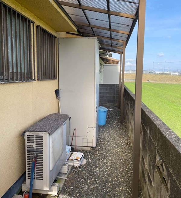 静岡県焼津市・K様|温度が不安定になったと、エコキュートの交換依頼をいただきました (4)