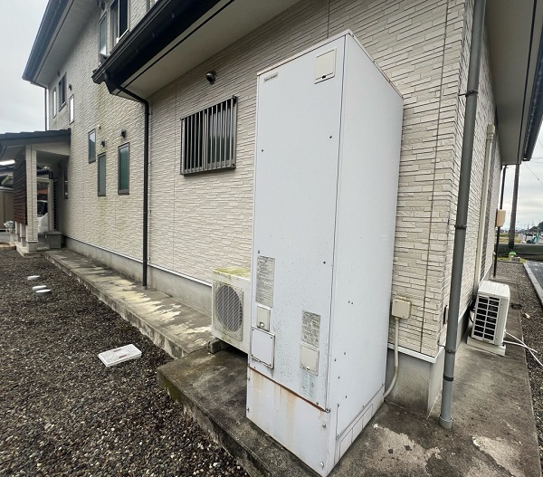 愛知県一宮市・Y様│ハウスメーカーより安いとのことでエコキュート交換のご依頼をいただきました (1)