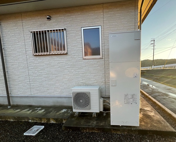 愛知県一宮市・Y様│ハウスメーカーより安いとのことでエコキュート交換のご依頼をいただきました (2)