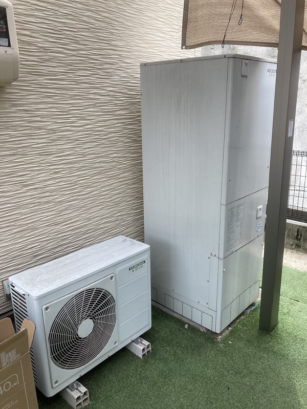 長崎県長崎市・T様│急に故障したエコキュートの取り換え工事 施工前 (1)