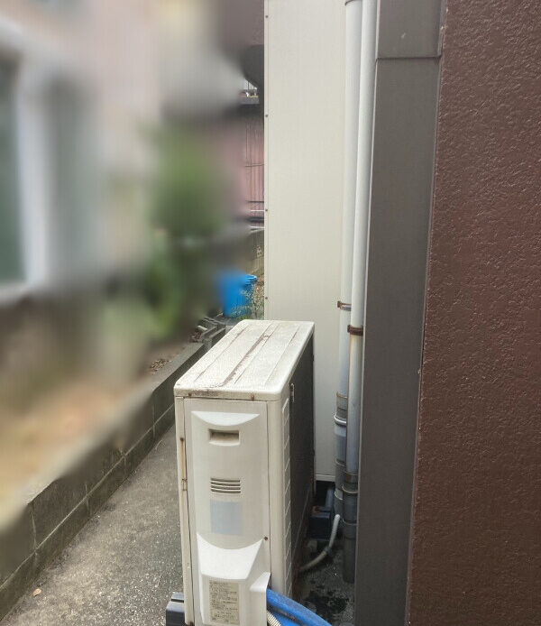 エコキュート交換前(側面)