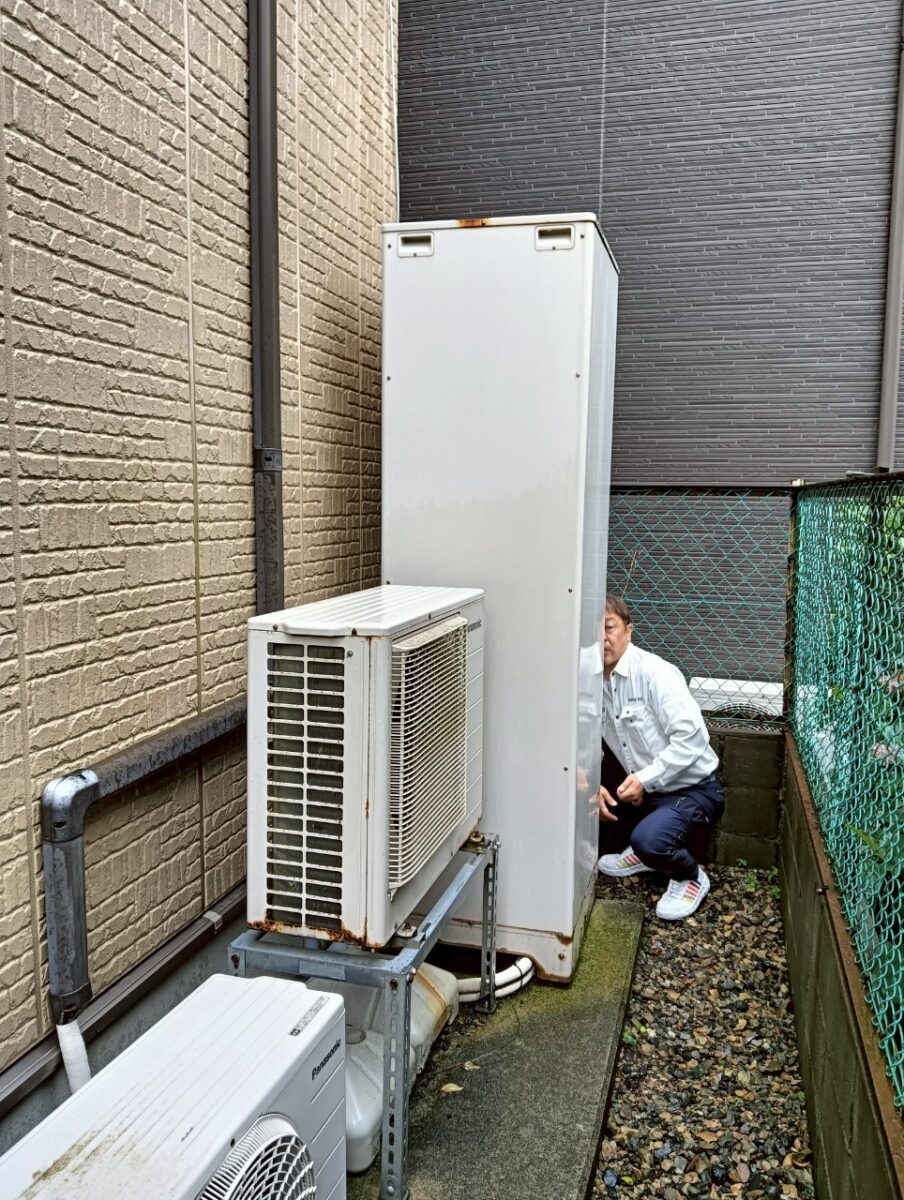 新潟市中央区　エコキュート交換　施工前