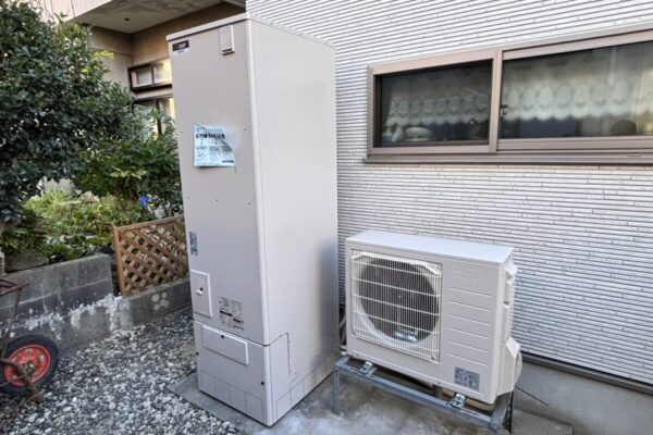 新潟市西区　エコキュート交換工事　施工後