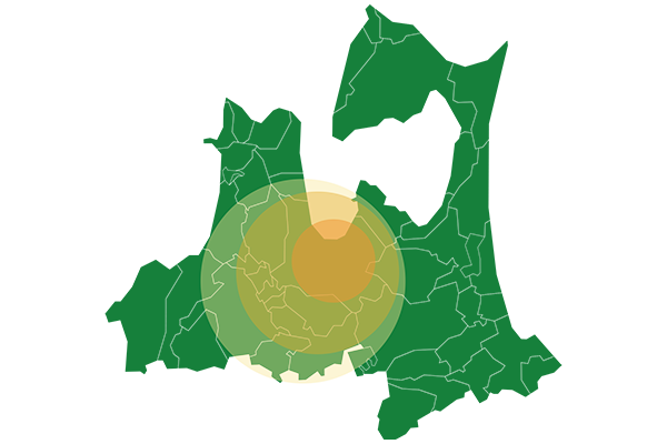 青森店エリアマップ