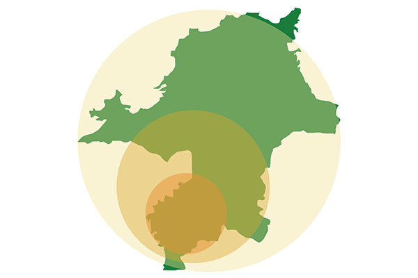 福岡南店エリアマップ