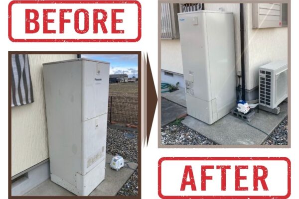 点検の場で「年数」と現状を確認できたから、慌てず交換を決められた事例（津島市H様邸）