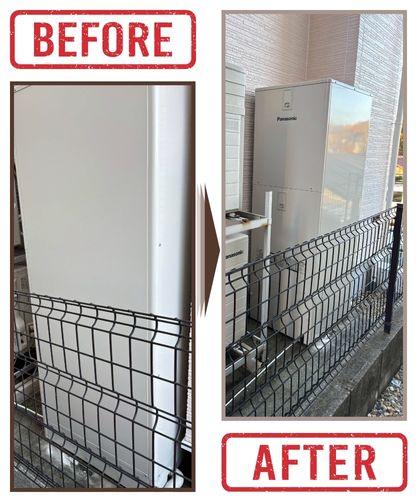 給湯器交換工事施工事｜名古屋市名東区I様邸