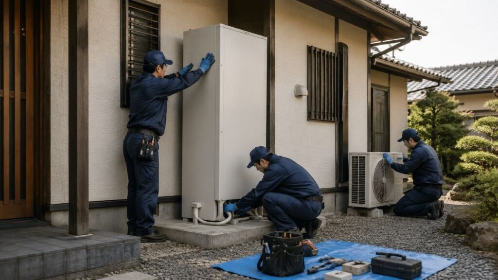 お湯が使えない時間とお風呂に入れるタイミング