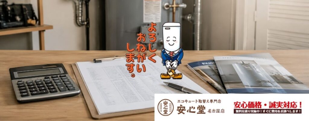 名古屋市で給湯器修理か交換か迷ったら安心堂名古屋店へご相談ください