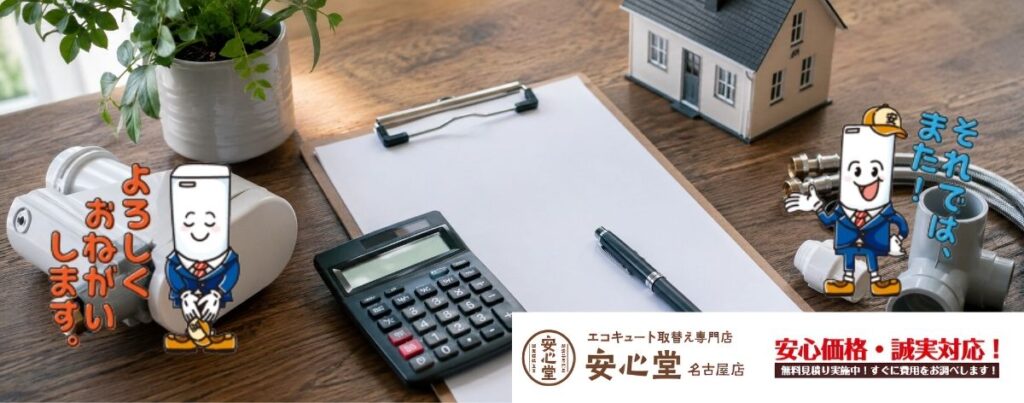 名古屋市で電気温水器からエコキュートへの交換を考えるなら安心堂名古屋店へご相談ください