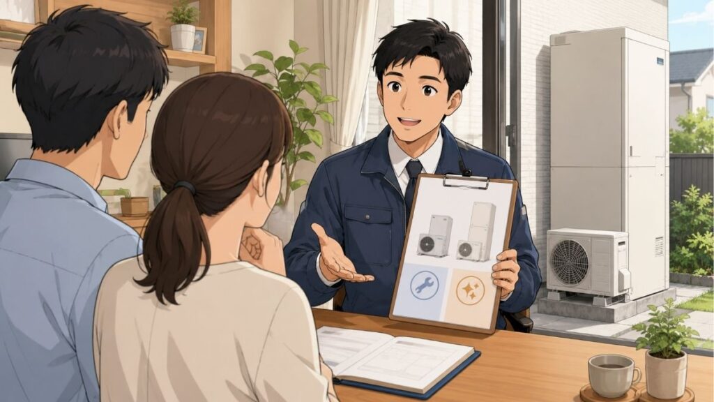 10年前後のエコキュートは修理と交換どちらがいい？