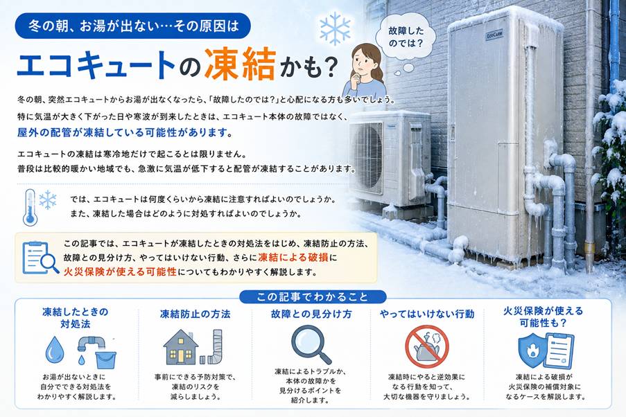 エコキュートの凍結